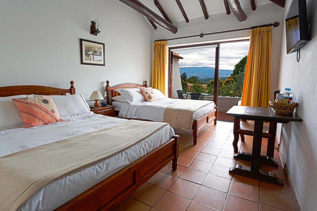 Hotel Meson De Los Virreyes ビージャ・デ・レイバ エクステリア 写真