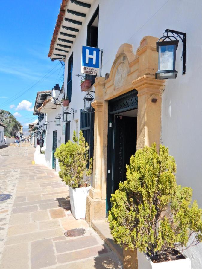 Hotel Meson De Los Virreyes ビージャ・デ・レイバ エクステリア 写真
