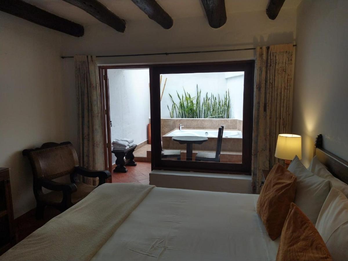 Hotel Meson De Los Virreyes ビージャ・デ・レイバ エクステリア 写真