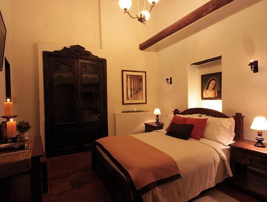 Hotel Meson De Los Virreyes ビージャ・デ・レイバ エクステリア 写真