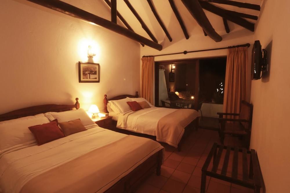 Hotel Meson De Los Virreyes ビージャ・デ・レイバ エクステリア 写真